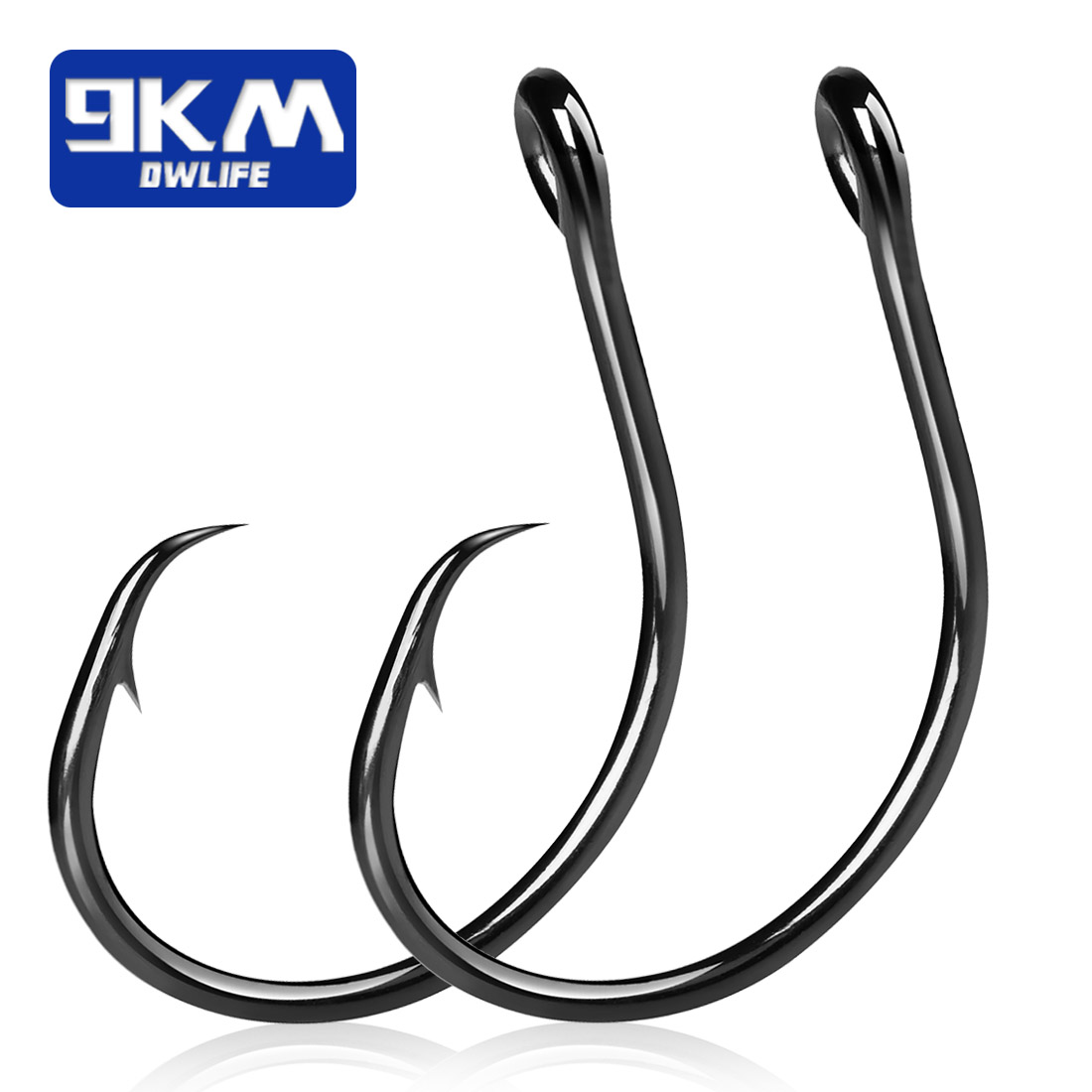 Fishing Hook Circle - 9KM 25-50 Peças Anzóis Circulares de