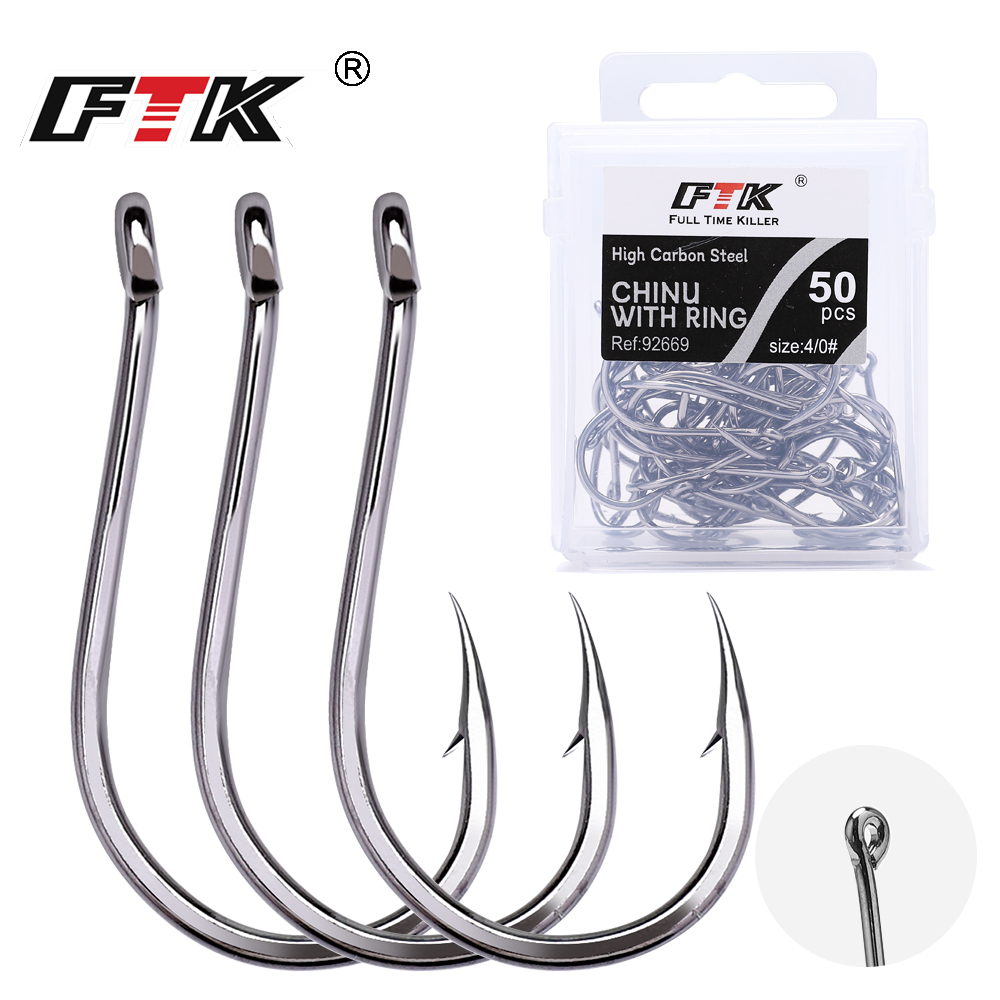 Fishing Hook Assortment - Anzol FTK CHINU com Anel e
