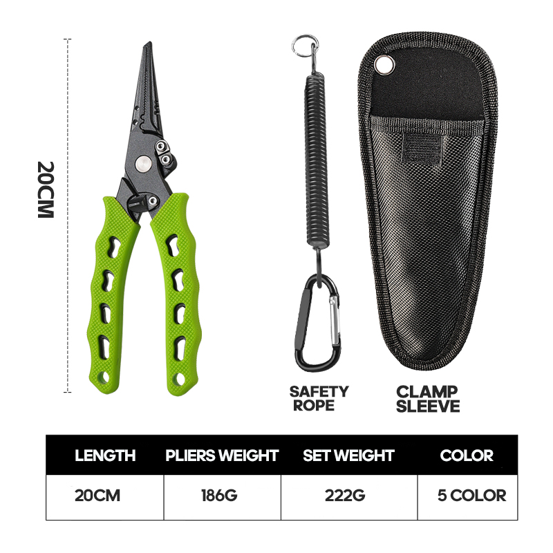 Alicate de Pesca TAIYU 5 Cores - Fishing Hook Stainless Steel avaliação e preço