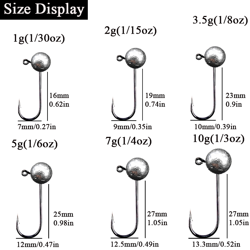 10 pçs/lote Jig Head Gancho De - Fishing Hook Offset avaliação e preço