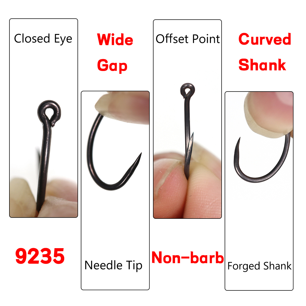 50PCS Anzóis de Pesca de Carpa - Fishing Hook Assortment avaliação e preço