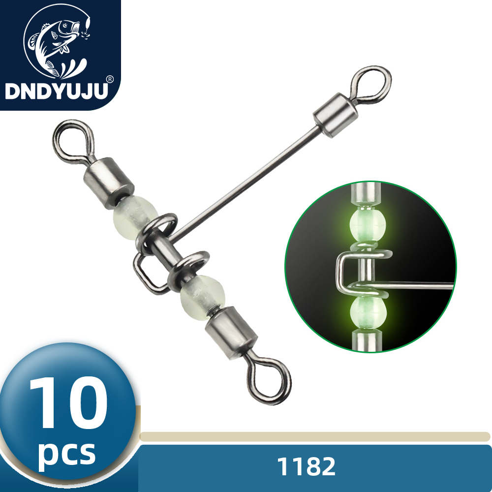 Dndyuju 10 peças 3 vias lumino - Fishing Hook Assortment avaliação e preço