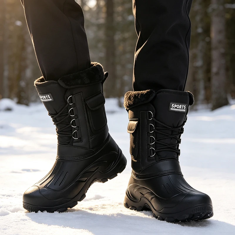 Botas de Inverno para Homens,  - Fishing Hook Size avaliação e preço