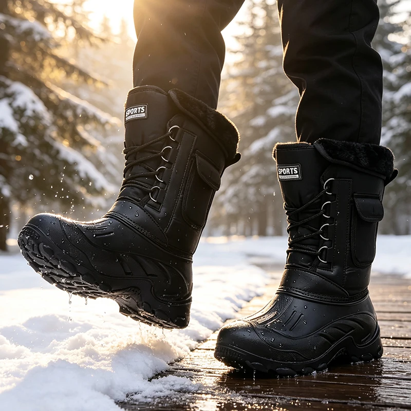 Botas de Inverno para Homens,  - Fishing Hook Size avaliação e preço
