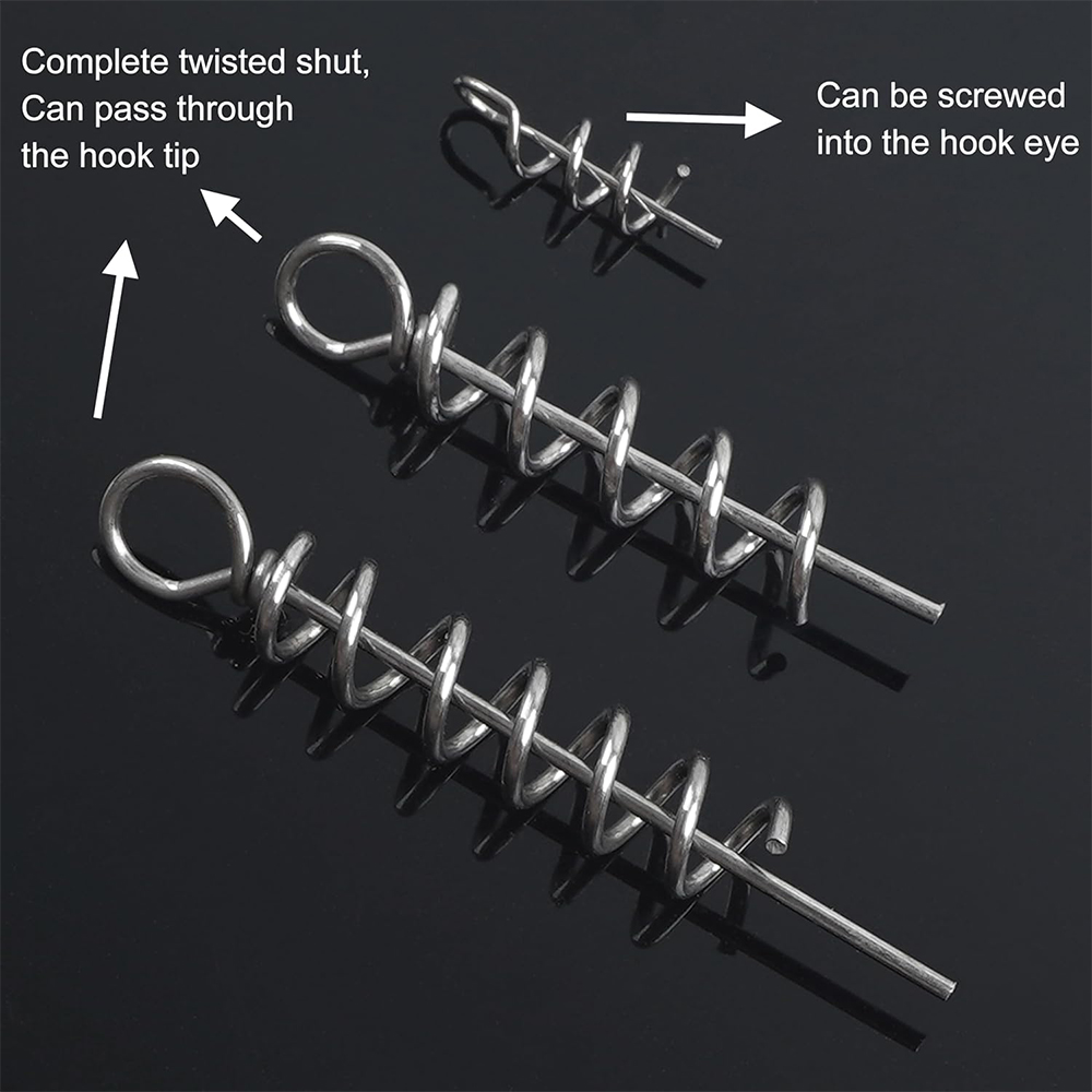 50 pçs primavera torção bloque - Fishing Hook Stainless Steel avaliação e preço
