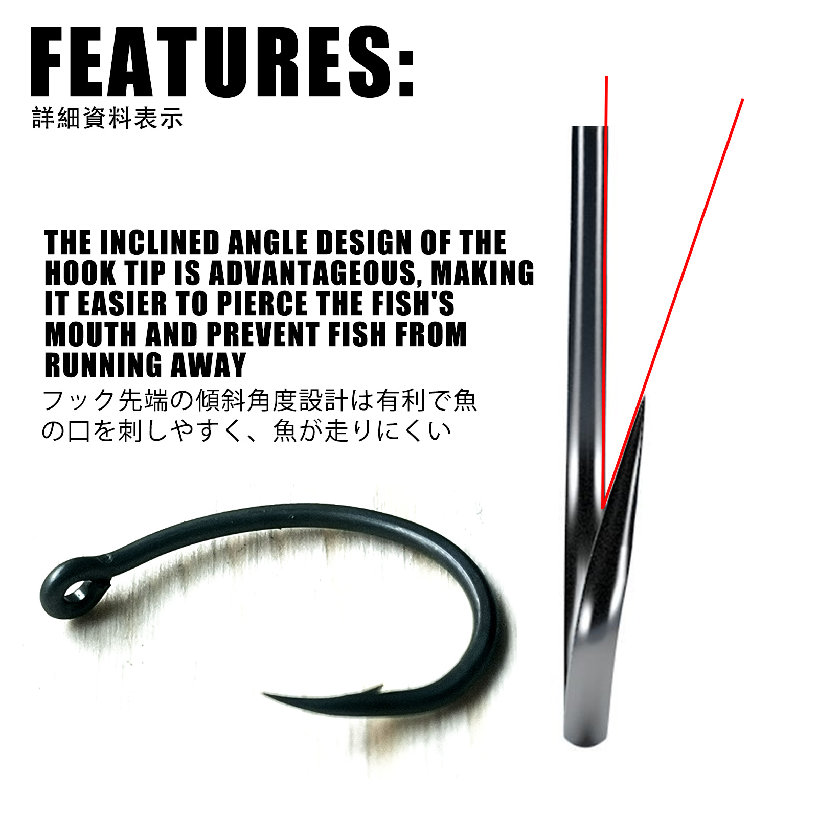 Ganchos farpados para pesca da - Fishing Hook Offset avaliação e preço