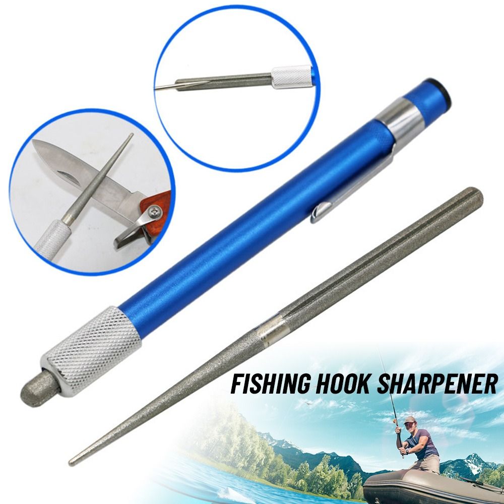 Alta qualidade pesca gancho ap - Fishing Hook Sharpener avaliação e preço