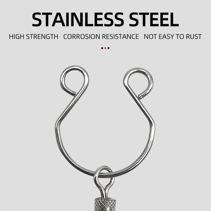 ShareShark 2 peças/saco Ferram - Fishing Hook Stainless Steel avaliação e preço