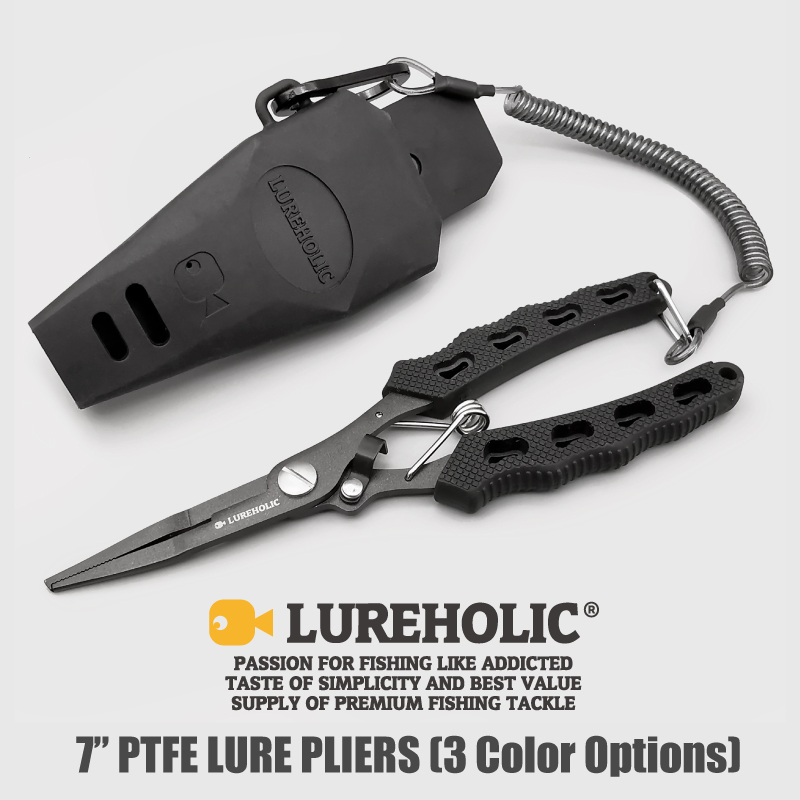 Lureholic Alicate de pesca com - Fishing Hook Sharpener avaliação e preço